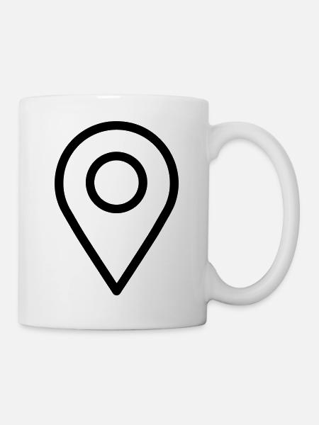 Lokalisierung - Tasse - Weiß