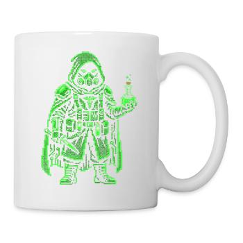 Punk Apotheker Pixel Art Retro Hacker - Tasse - Weiß - Rechts