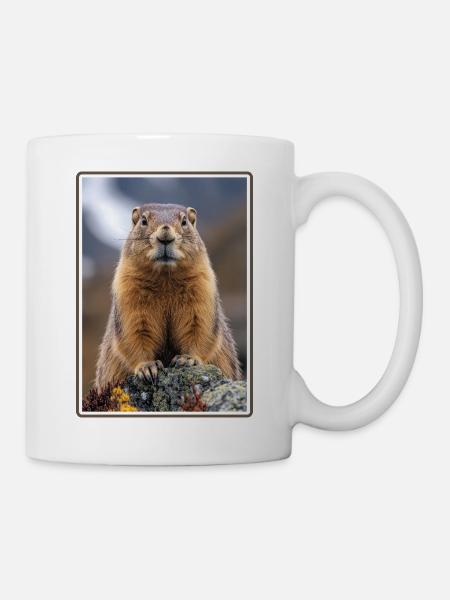 Murmeltiere Murmeltier - Tasse - Weiß