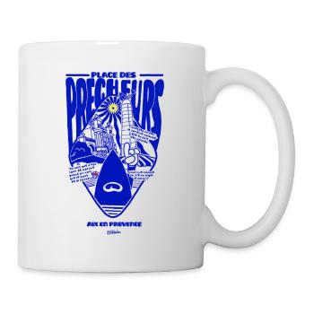 Aix Place des Precheurs Sardine - Mug blanc - blanc - Droite