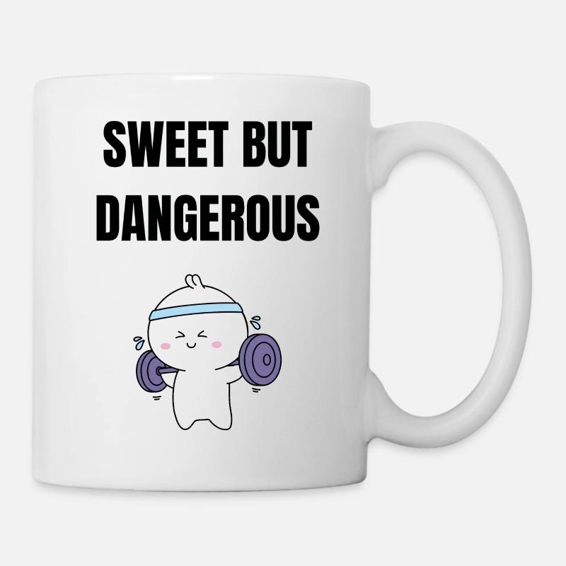 Süß, aber gefährlich - Sweet but danger - Mug - white