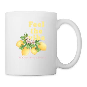 Feel the Vibe: Lemon Beach Drinks - Mug - white - Right