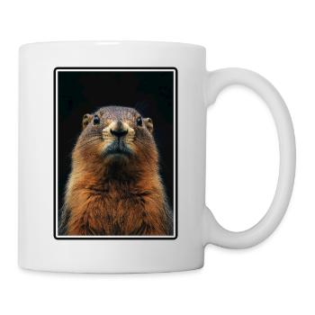 Marmottes Marmotte - Mug blanc - blanc - Droite