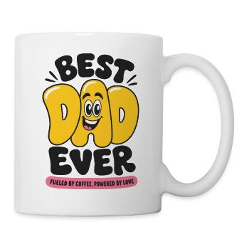 Best Dad Ever Coffee Cartoon - Mug - white - Right