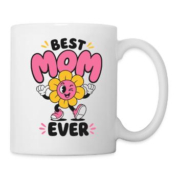 Meilleure Maman Drôle de Fleur - Mug blanc - blanc - Droite