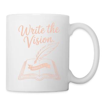 Write the Vision Bible Quill - Mug - white - Right