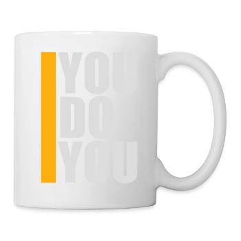 Tu fais ton drôle Confiance en toi Logo de la liberté - Mug blanc - blanc - Droite