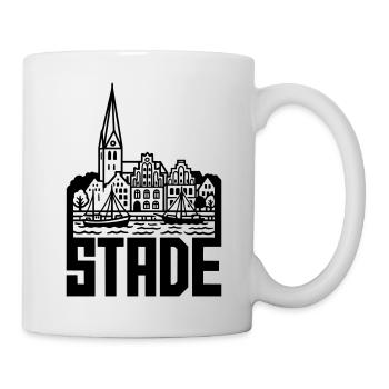 Monument Stade Silhouette - Mug blanc - blanc - Droite