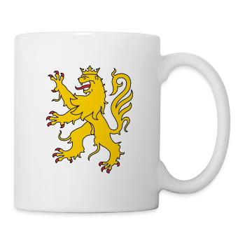 Lion Couronne T-Shirt Cadeau Humour - Mug blanc - blanc - Droite
