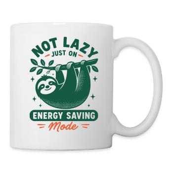 Not Lazy Energy Saving Mode - Mug - white - Right