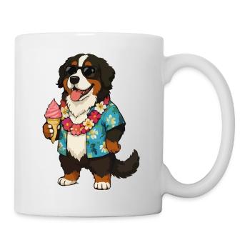 Hawaiianischer Hund mit Eis - Mug - white - Right