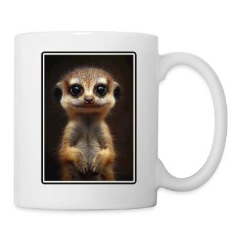Meerkat Erdmännchen - Tasse - Weiß - Rechts