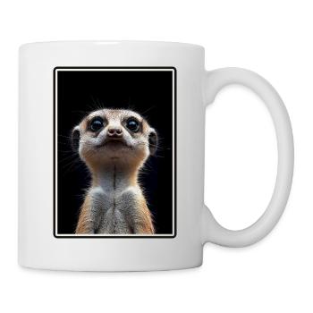 Meerkat Erdmännchen - Tasse - Weiß - Rechts