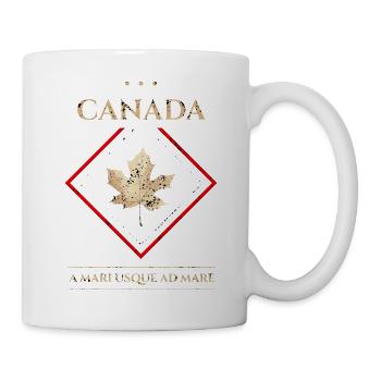 Canada vintage -D'une mer à l'autre - Mug blanc - blanc - Droite