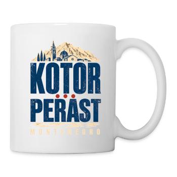Souvenir de voyage de Kotor Perast au Monténégro pour Visito - Mug blanc - blanc - Droite