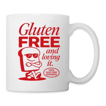 Gluten Free And Loving It Bread - Mug - white - Right