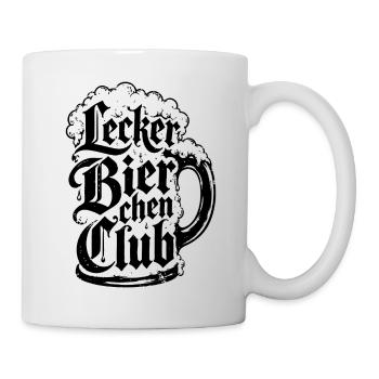 Lecker Bierchen Club Bierkrug Version - Tasse - Weiß - Rechts