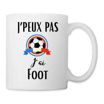 J’Peux Pas j’AI Foot Humour Football Footballeur - Mug blanc - blanc - Droite