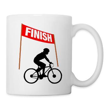 Cycling Finish Line - Mug - white - Right