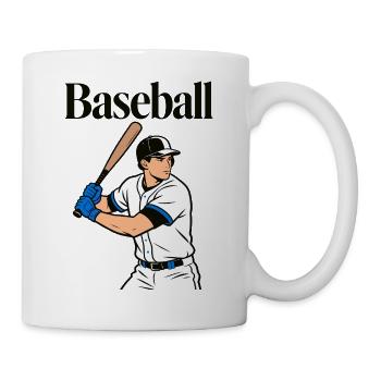 base-ball - Mug blanc - blanc - Droite