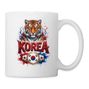Korea - Taeguk Warriors - Tigers of Asia - Red Dev - Mug - white - Right