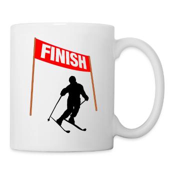 Ski Finish Line - Mug - white - Right