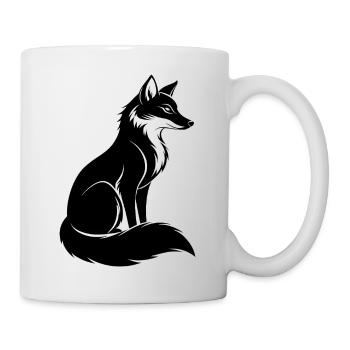 Fuchs - Tasse - Weiß - Rechts