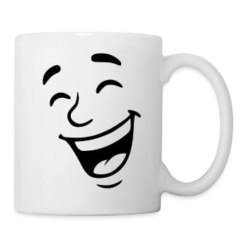 Laughing face - Mug - white - Right