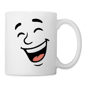 Face Laugh - Mug - white - Right