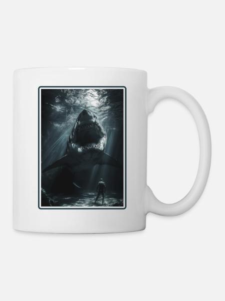 Weißer Haie Weißer Hai - Tasse - Weiß