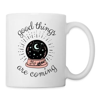 Witchy Glaskugel - Good things are coming - Mug - white - Right