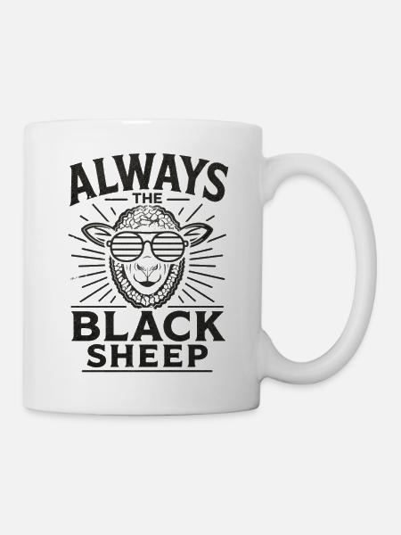 Always the Black Sheep Statement - Tasse - Weiß