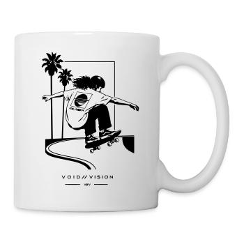 Skatergirl - Tasse - Weiß - Rechts