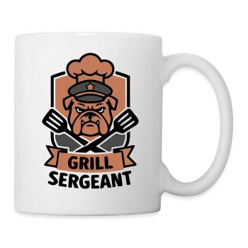 Grill Sergeant Bulldog Grill Master BBQ Dog - Mug - white - Right