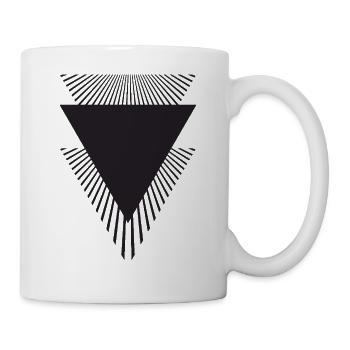 Radiant Triangles Geometry - Mug - white - Right