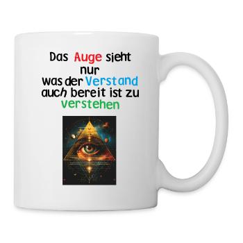 Das_Auge - Tasse - Weiß - Rechts