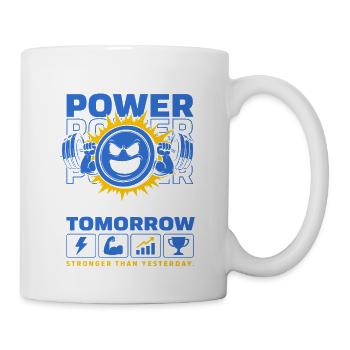 Douleur aujourd’hui Pouvoir de demain - Mug blanc - blanc - Droite