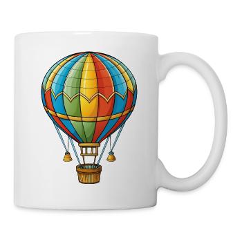Hot air balloon - Mug - white - Right