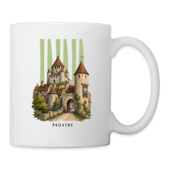 Medieval Provins Castle - Mug - white - Right