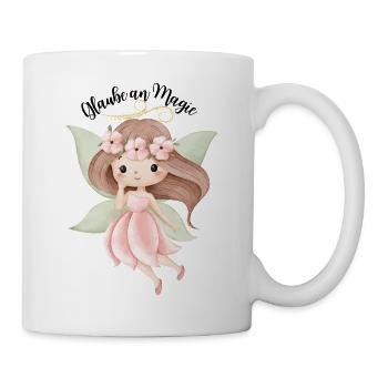 Glaube_an_Magie - Tasse - Weiß - Rechts