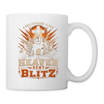 Le ciel envoie le football chrétien des Lightning - Mug blanc - blanc - Droite