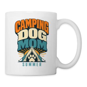 Camping Dog Mom Summer Adventure Lover - Mug - white - Right