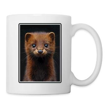 Nerze Nerz - Tasse - Weiß - Rechts