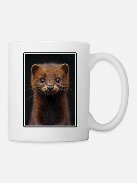 Nerze Nerz - Tasse - Weiß