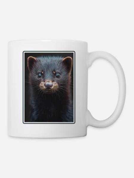 Nerze Nerz - Tasse - Weiß