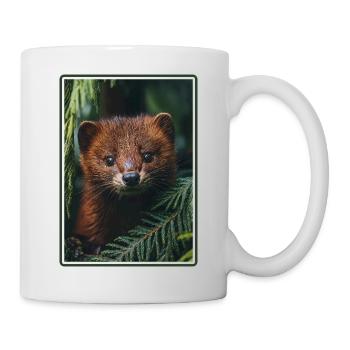 Nerze Nerz - Tasse - Weiß - Rechts