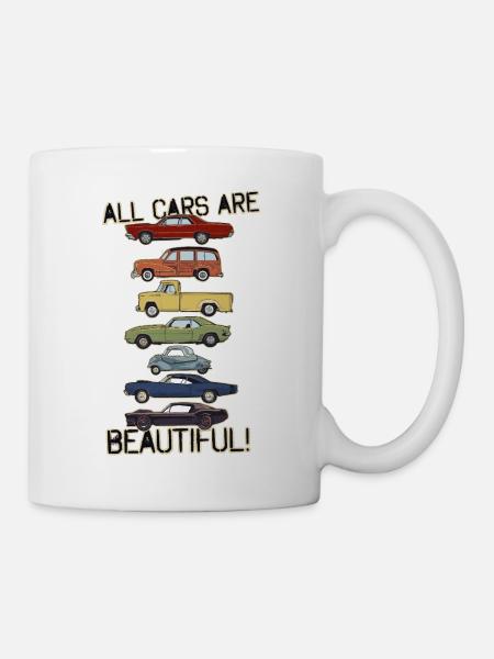 All Cars Are Beautiful - Tasse - Weiß