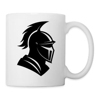 Knight helmet - Mug - white - Right