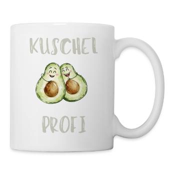 Kuschelige Avocado Profi - Tasse - Weiß - Rechts
