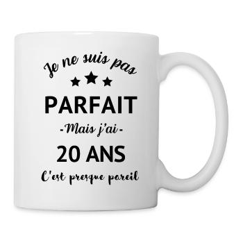 20 ans cadeau anniversaire humour homme - Mug blanc - blanc - Droite